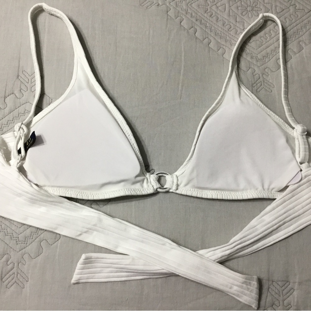 Polo Ralph Lauren Ribbed Bikini Top M - Picture 6 of 6